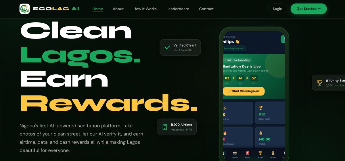 Preview of the Ecolag website